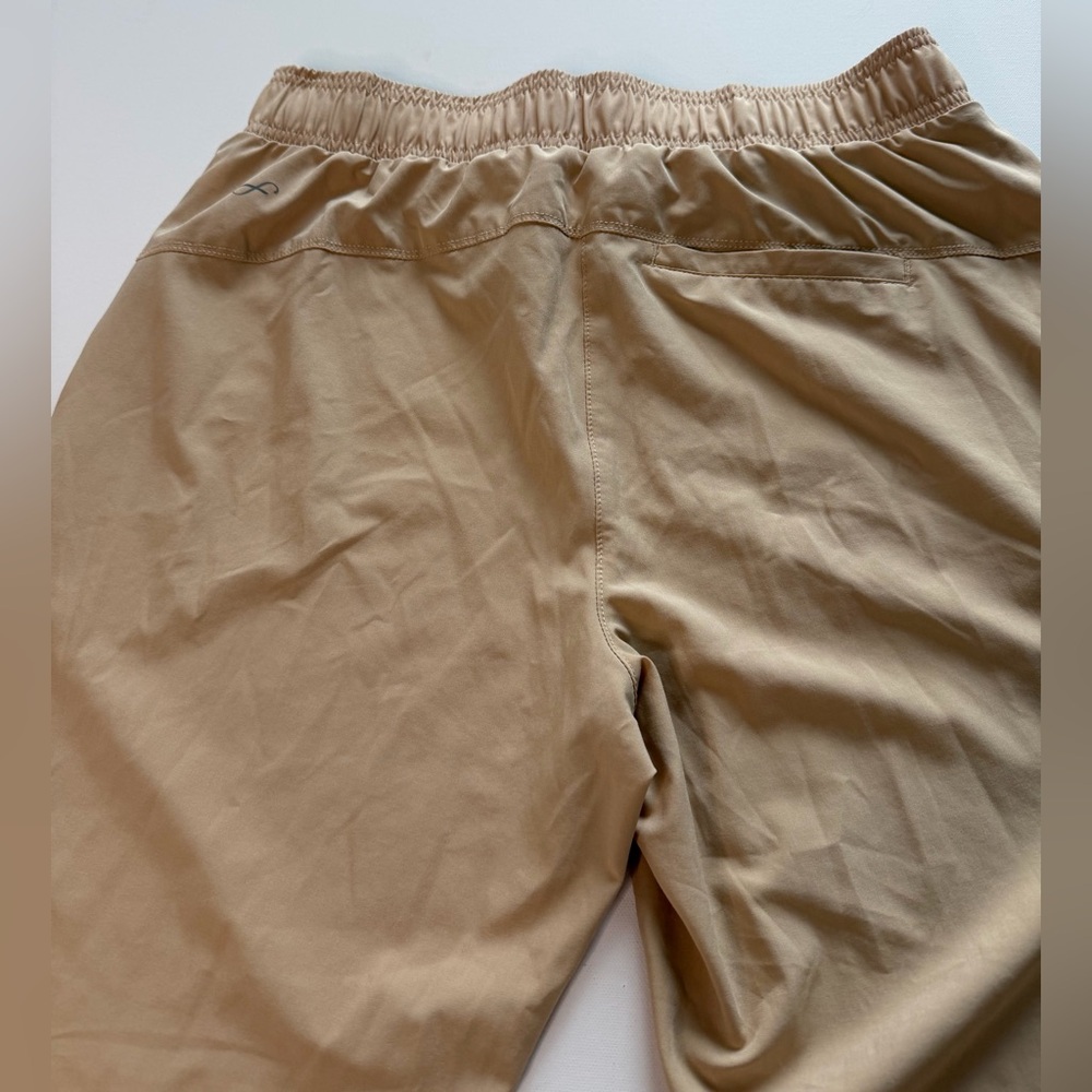 Freely Athleisure Jogger Pants Women’s Medium Tan Lightweight Travel Activewear - Picture 7 of 11